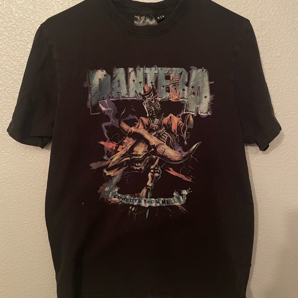 Pantera Black Graphic Tee for Men